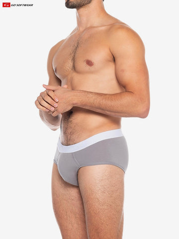 boost padded front pouch,  front view, color pewter #2