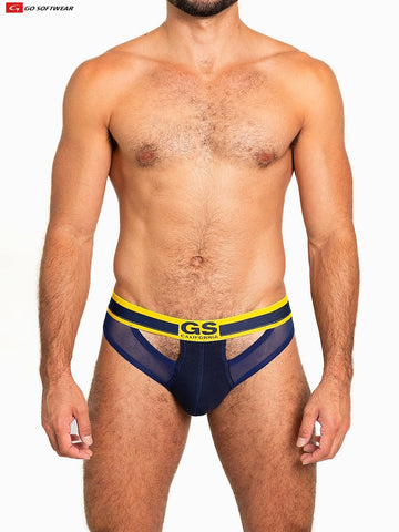 Sheer Mesh Scoop Thong