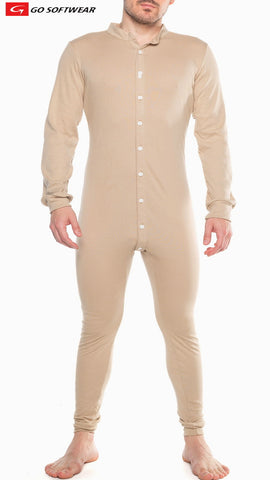 Lumber Jack Open Back Union Suit