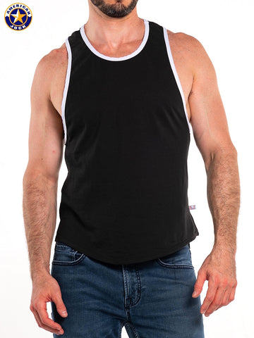 A J Basics Deep Armhole Tank