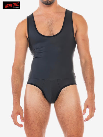 X Pleather Backless Wrestler