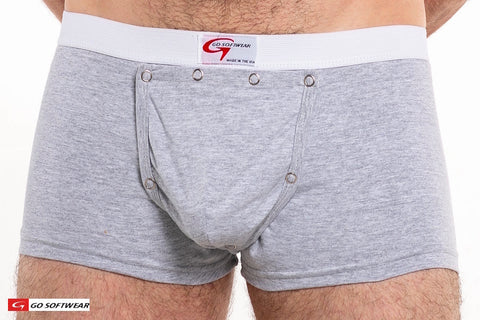 Snap Front Boxer w/Removable Cod Piece