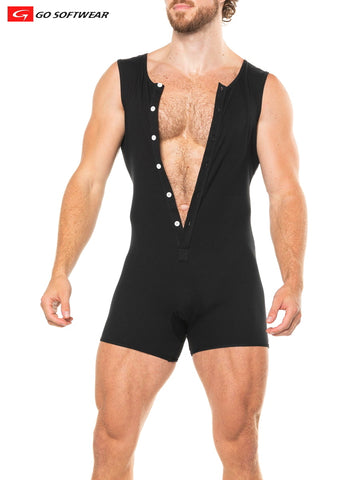 Lumber Jack Sleeveless Onesy